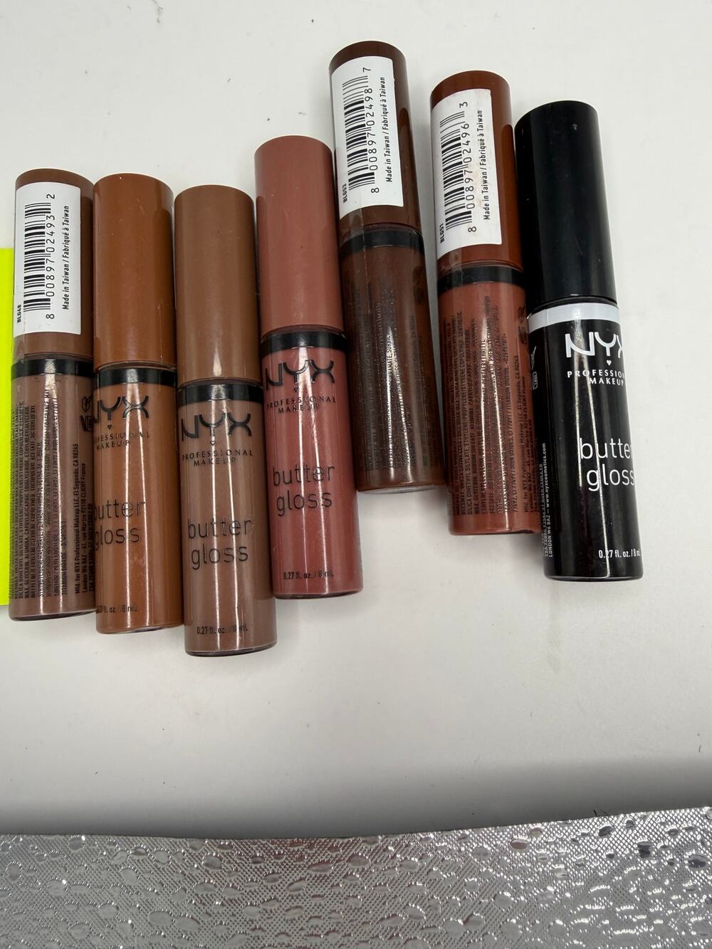 NYX Butter Gloss Lip Gloss Licorice Brownie Drip Lava Cake Cinnamon Roll Praline